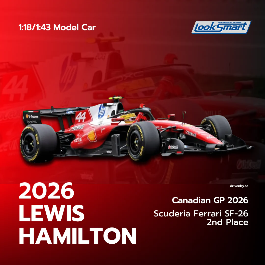 Lewis Hamilton Ferrari SF-26 Canadian GP 2nd Place 2026 - Looksmart Model Car