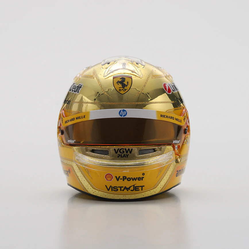 Lewis Hamilton Helmet Singapore GP 2025 Scuderia Ferrari F1 Helmet - Looksmart 1:5 Helmet - Image 3