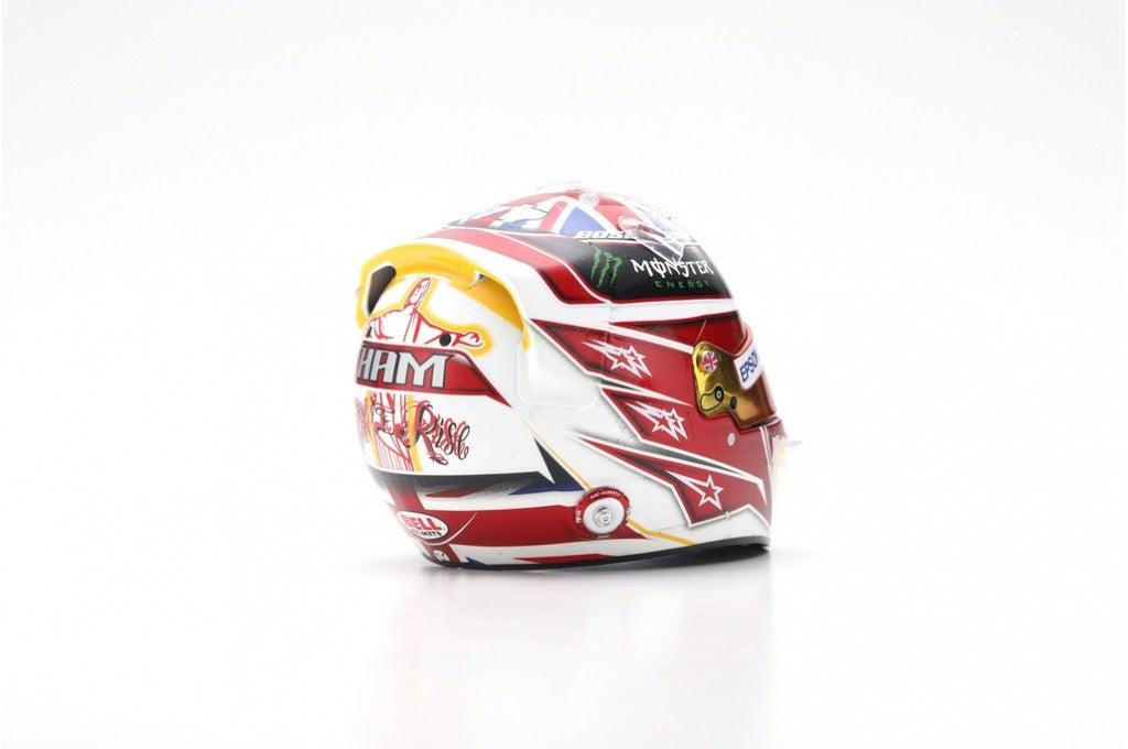Lewis Hamilton Helmet Mercedes AMG F1 British GP 2019 Helmet Rework Edition-  1:5 Spark Model Helmet - Image 2