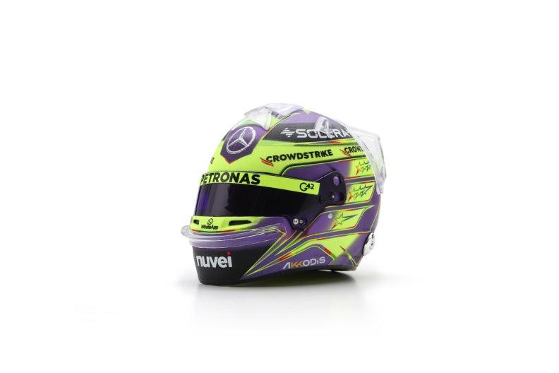 Lewis Hamilton Helmet - Mercedes AMG F1 British GP 2024 Helmet - 1/5 Proportion Mini Helmet - Image 3