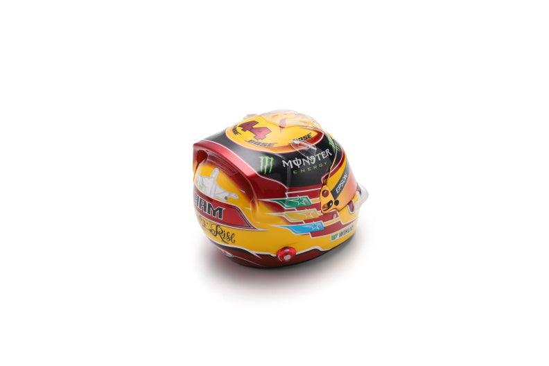 Lewis Hamilton Helmet - Mercedes AMG F1 Mexican GP 2017 4x World Champion - 1/5 Proportion Spark Mini Helmet - Image 3
