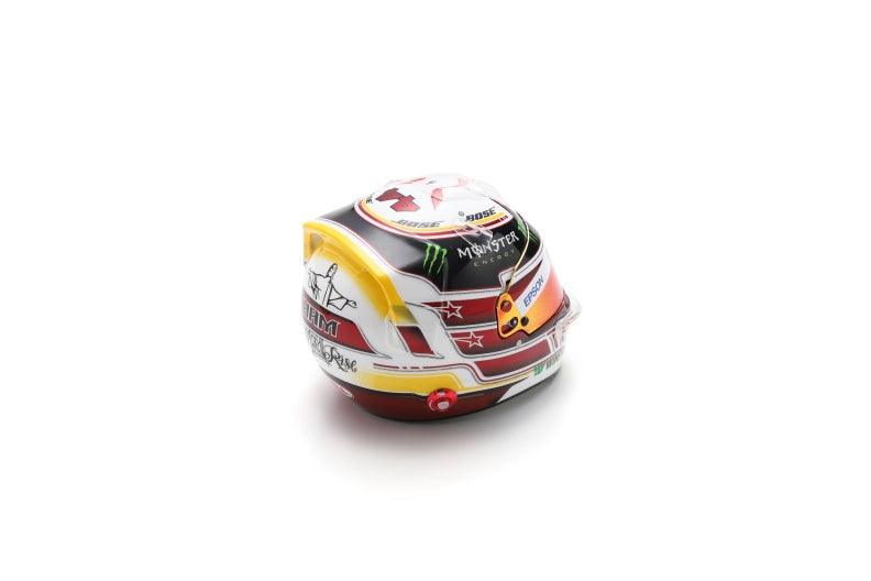 Lewis Hamilton Helmet - Mercedes AMG F1 Mexican GP 2018 5x World Champion - 1/5 Proportion Spark Mini Helmet - Image 3