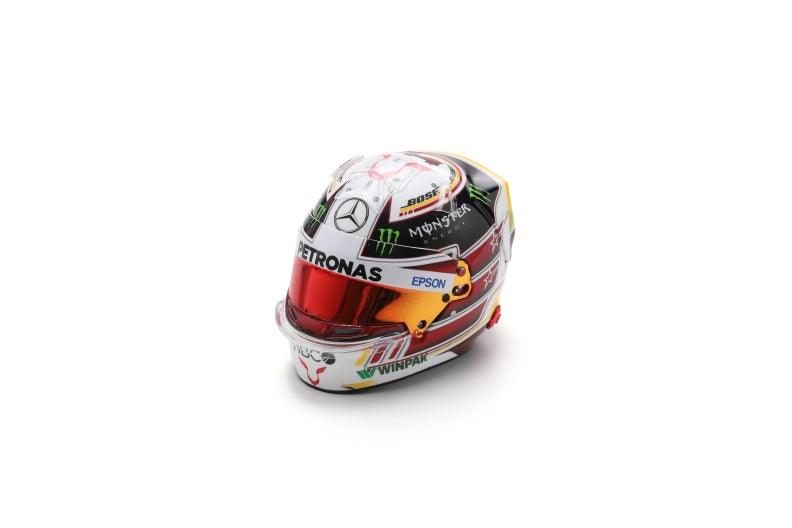 Lewis Hamilton Helmet - Mercedes AMG F1 Mexican GP 2018 5x World Champion - 1/5 Proportion Spark Mini Helmet - Image 4