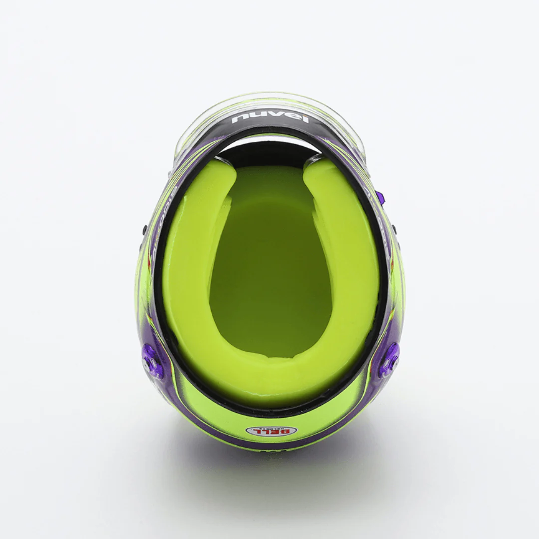 Lewis Hamilton Helmet - Mercedes AMG F1 Spanish GP 2024 LOVE Helmet Special Edition - 1/5 Proportion Spark Mini Helmet - Image 7