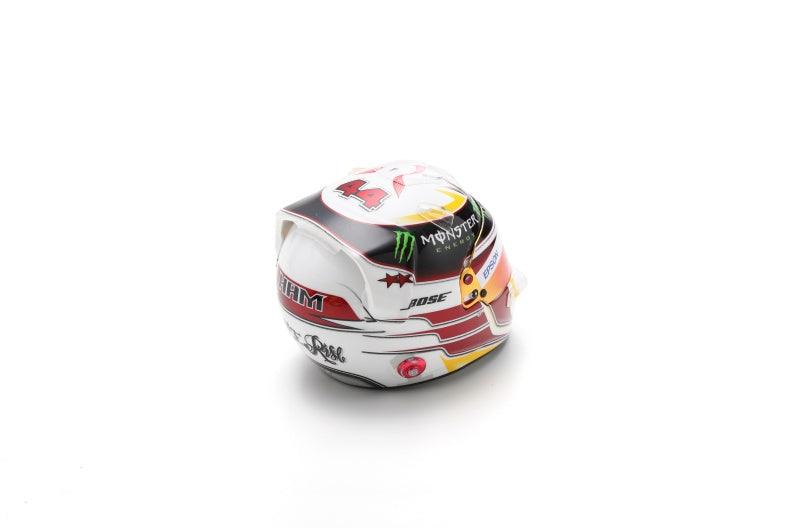 Lewis Hamilton Helmet - Mercedes AMG F1 US GP 2015 3x World Champion - 1/5 Proportion Spark Mini Helmet - Image 3