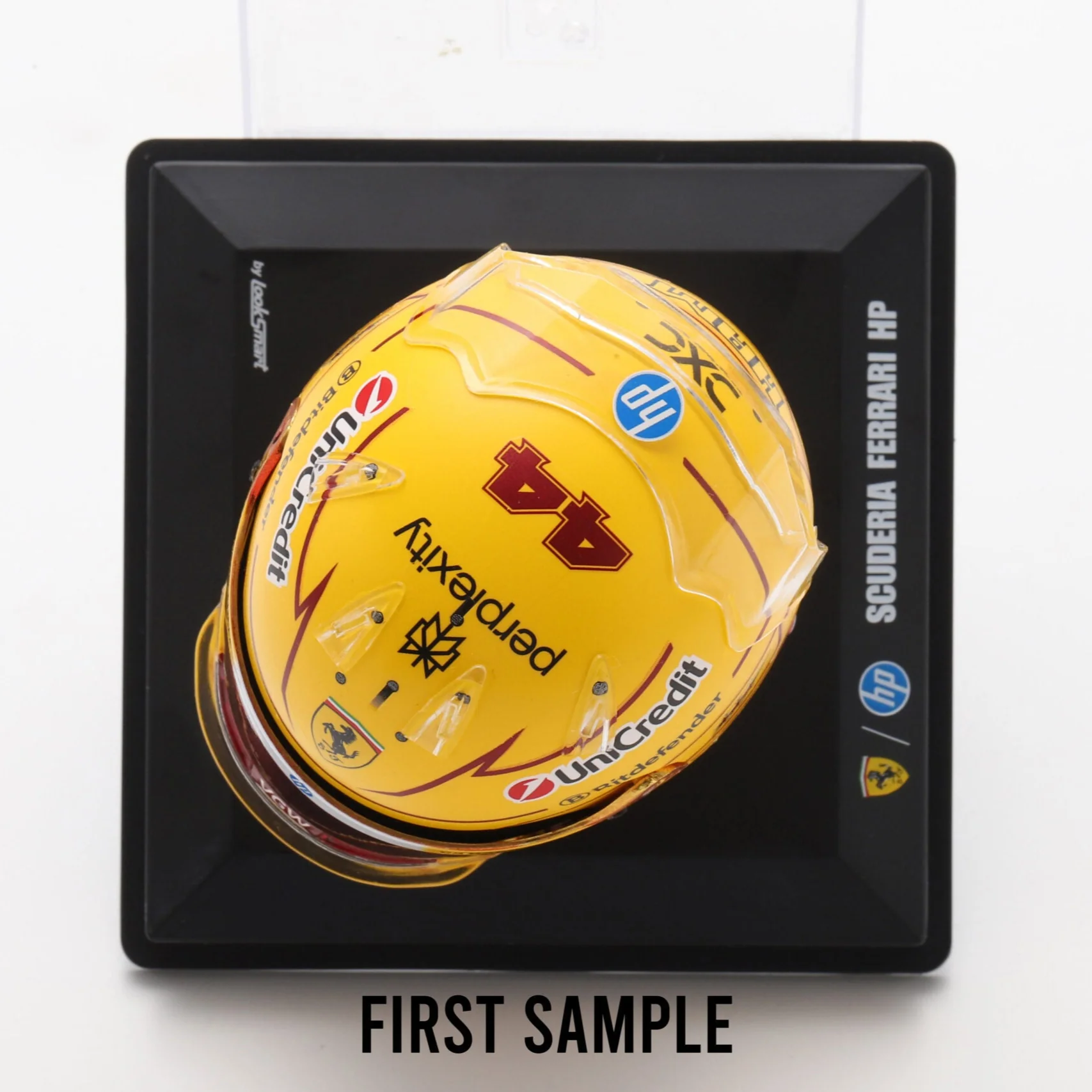Lewis Hamilton Helmet Monaco GP 2025 Scuderia Ferrari F1 Helmet - Looksmart 1:5 Helmet - Image 3