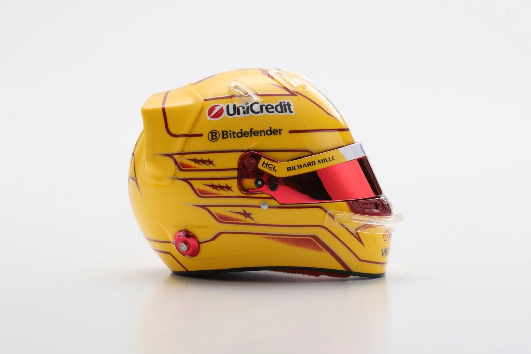 Lewis Hamilton Helmet Scuderia Ferrari F1 Fiorano Test 2025 Helmet - 1:5 Model Helmet Looksmart - Image 5