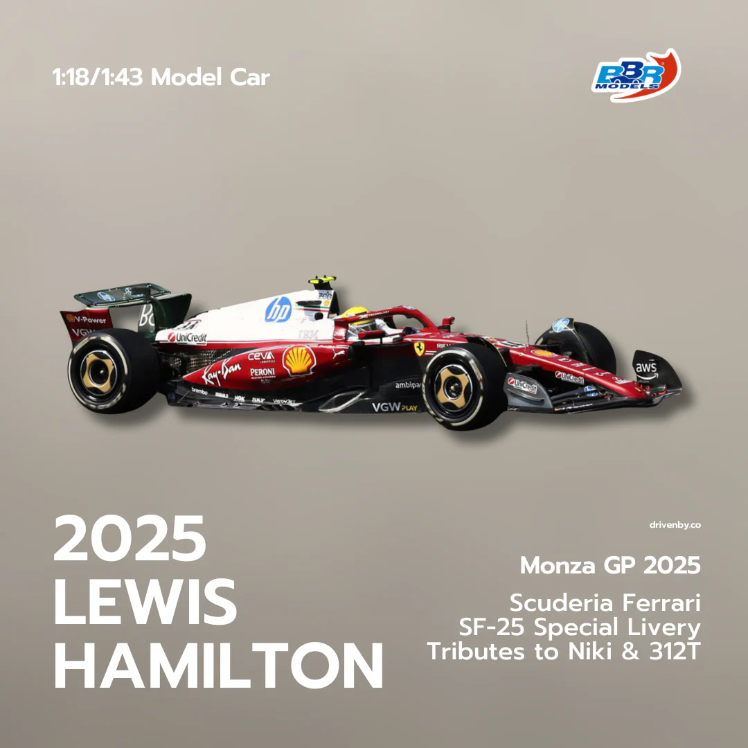 Lewis Hamilton - Scuderia Ferrari Ferrari SF25 Monza livery 2025 - BBR Models