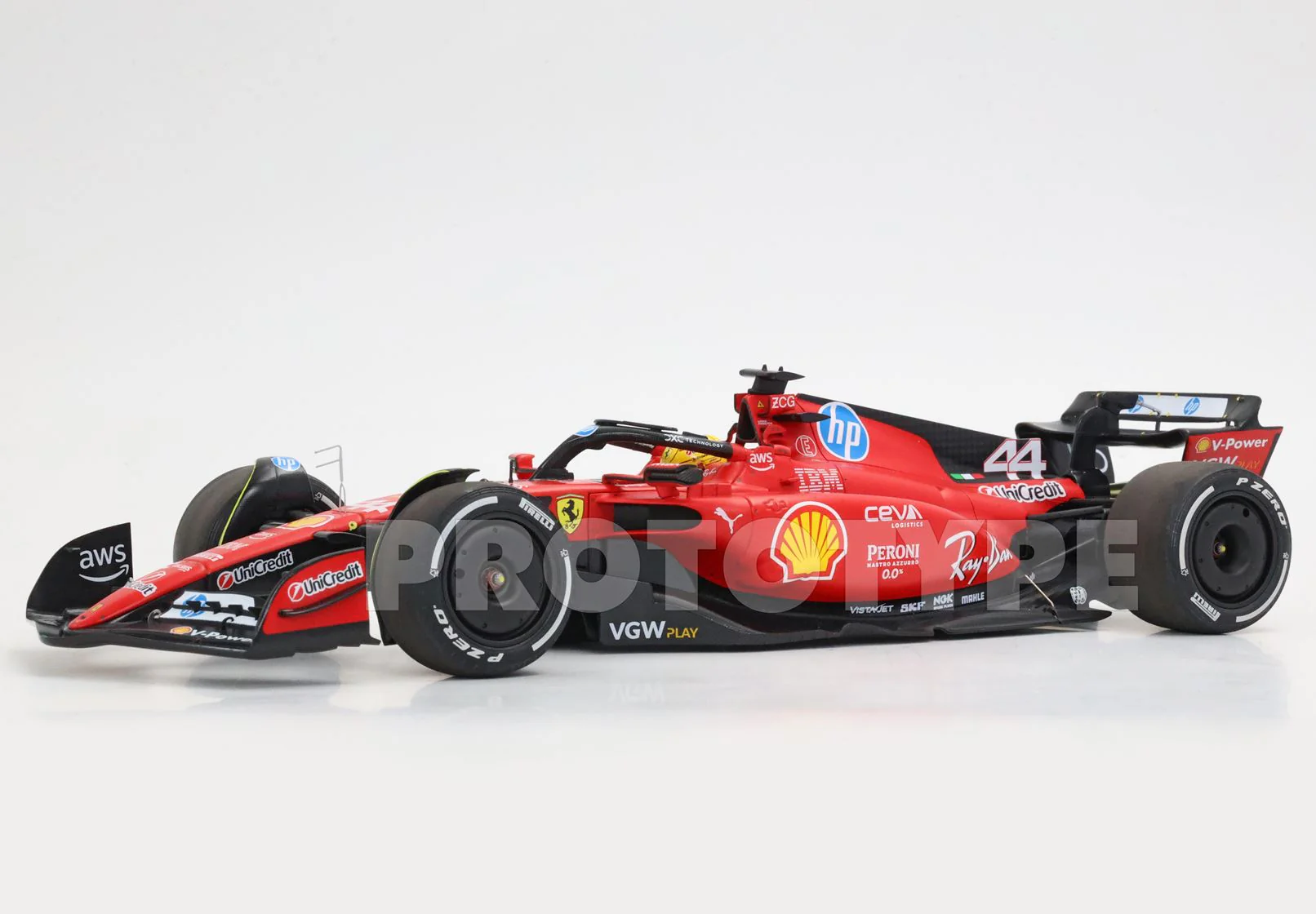 Lewis Hamilton - Scuderia Ferrari SF-25 Winner China GP Sprint Race 2025  - BBR Models - Image 3
