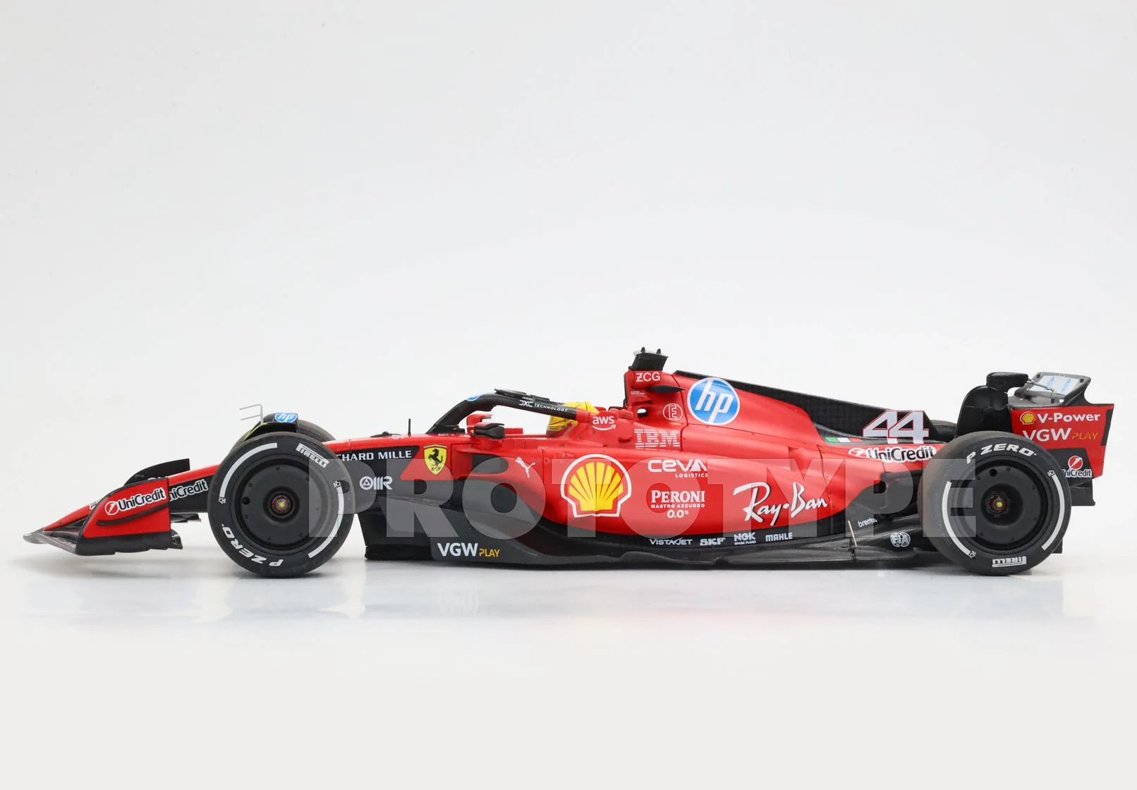 Lewis Hamilton - Scuderia Ferrari SF-25 Winner China GP Sprint Race 2025  - BBR Models - Image 4