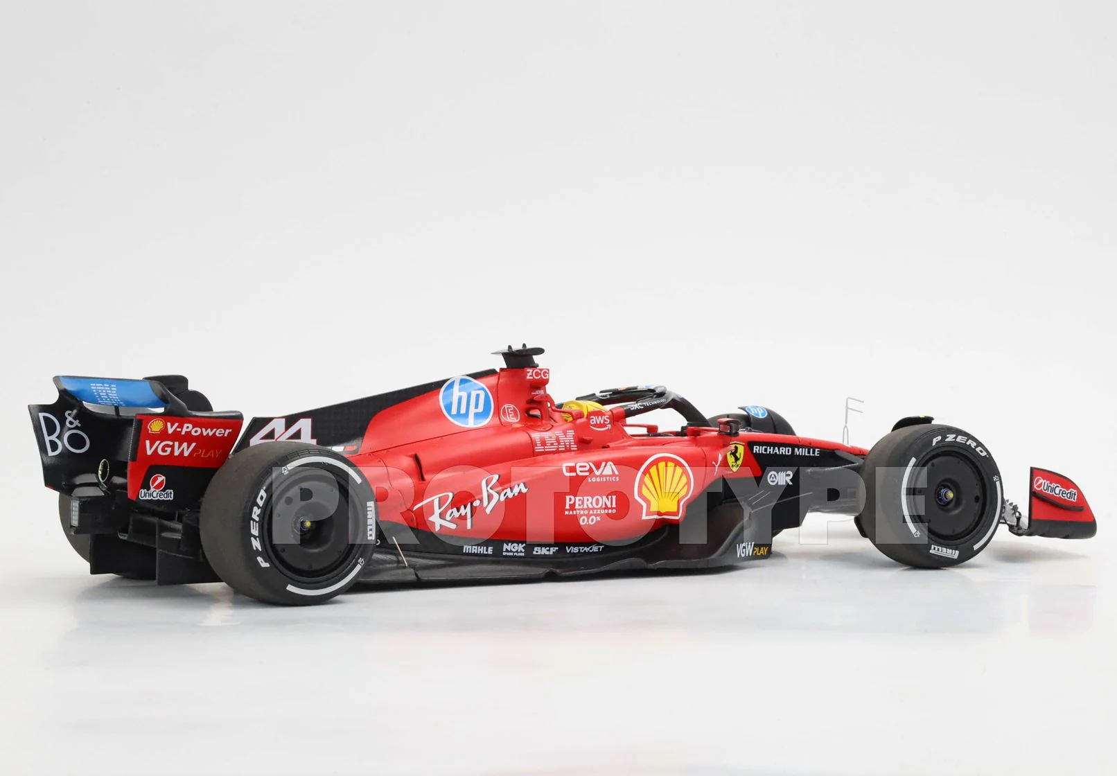 Lewis Hamilton - Scuderia Ferrari SF-25 Winner China GP Sprint Race 2025  - BBR Models - Image 5