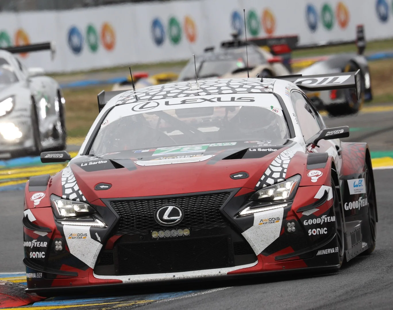 Lexus RC F LMGT3 No.78 AKKODIS ASP TEAM Le Mans 24H 2025 - Spark Model Car