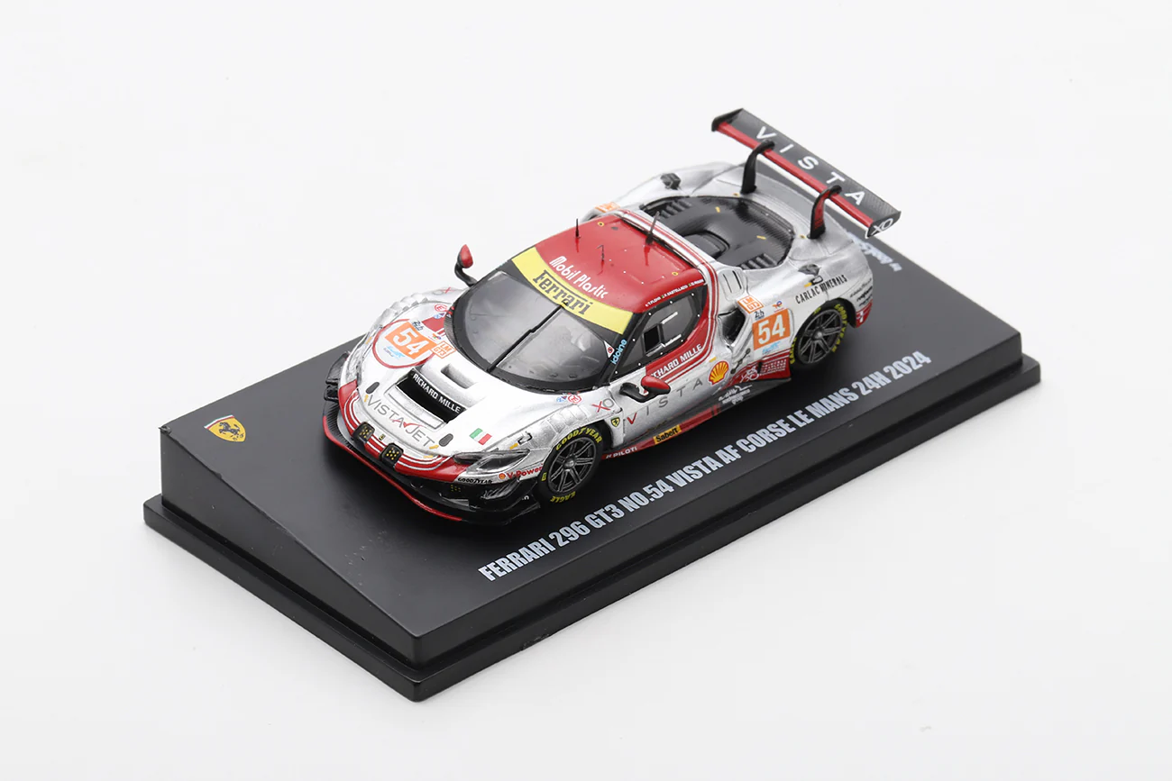 Looksmart 1:64 Ferrari 296 GT3 No.54 Vista AF Corse Le Mans 24H 2024 - Looksmart Scale 1:64 Model Car