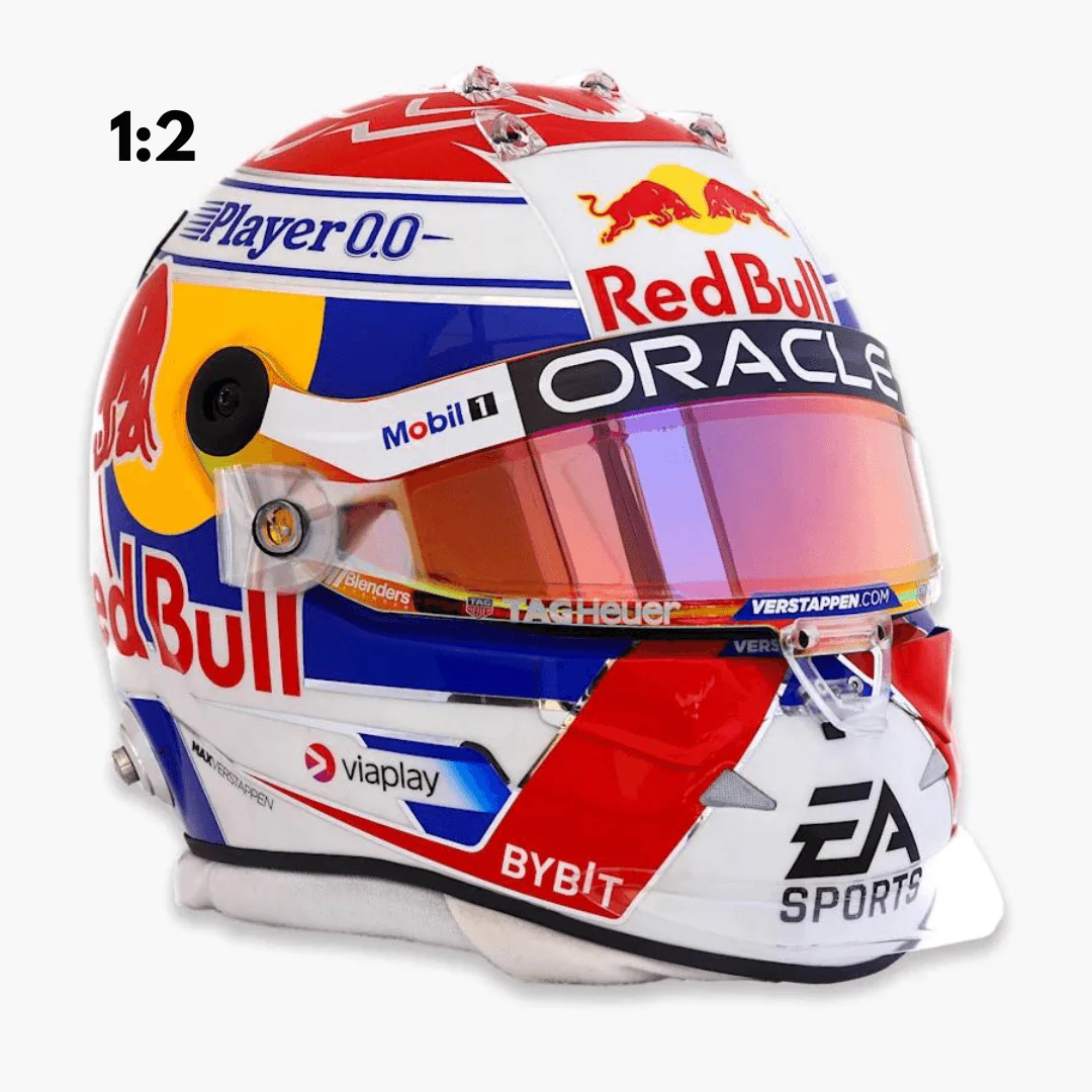 Max Verstappen 2024 Season Model 1:4 Helmet - Image 5