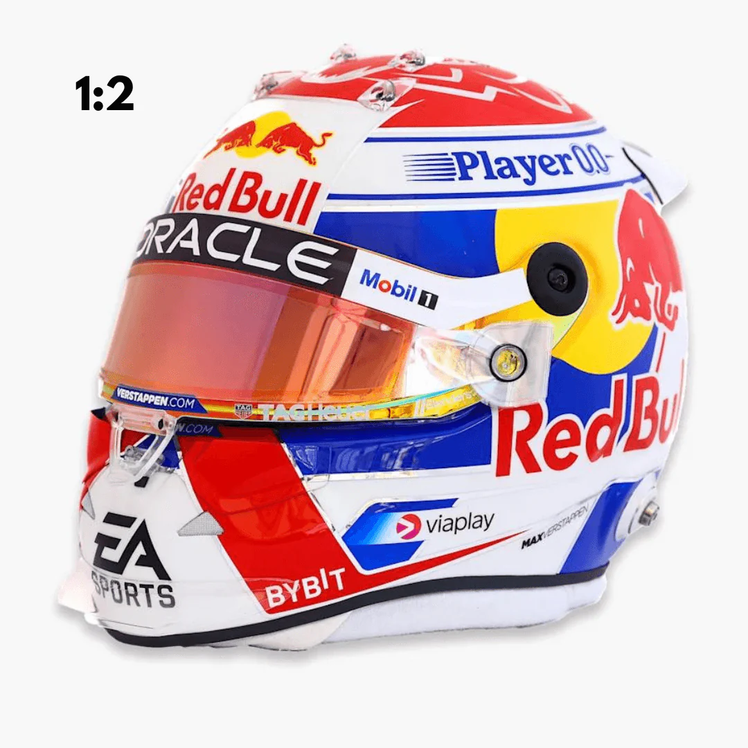 Max Verstappen 2024 Season Model 1:4 Helmet - Image 6