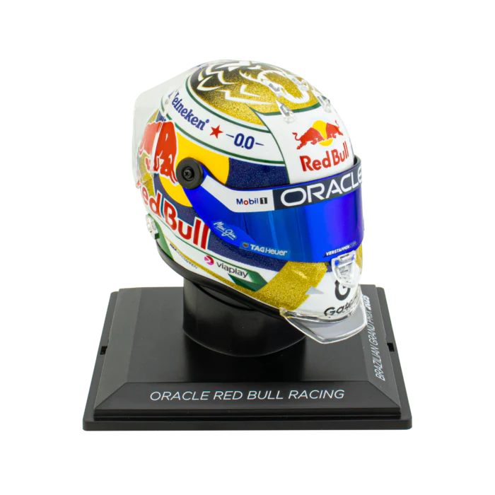 Max Verstappen Helmet Brazilian GP 2025 Red Bull Racing - Schuberth Helmets Model