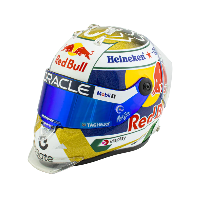 Max Verstappen Helmet Brazilian GP 2025 Red Bull Racing - Schuberth Helmets Model - Image 3
