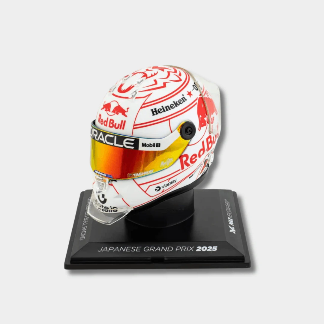 Max Verstappen Helmet Japanese GP 2025 - Oracle Red Bull Racing - 1/4 Schuberth Helmets Model