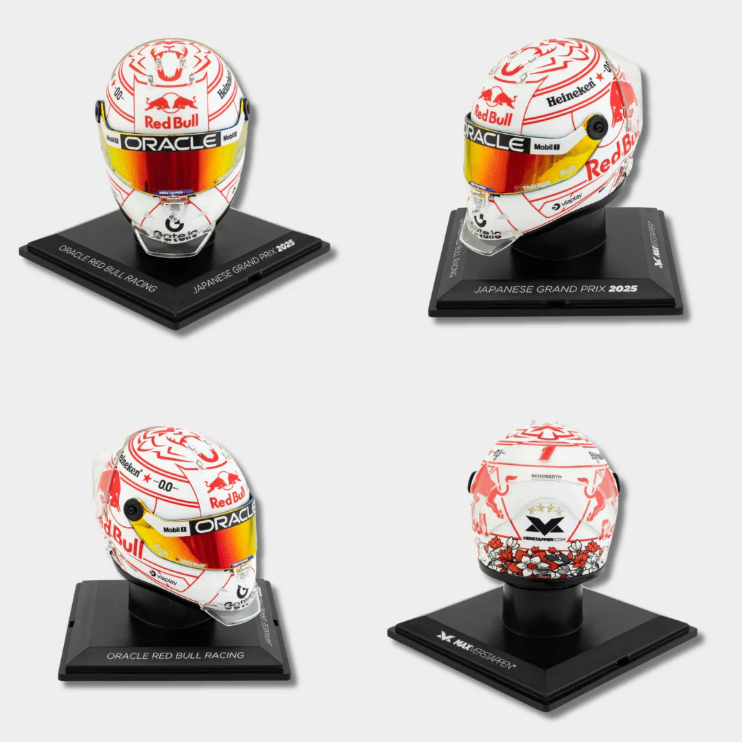 Max Verstappen Helmet Japanese GP 2025 - Oracle Red Bull Racing - 1/4 Schuberth Helmets Model - Image 2