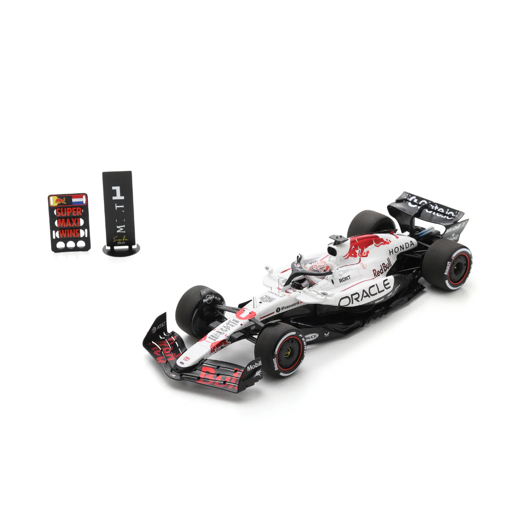 Max Verstappen - Red Bull RB21 Japan GP 2025 Winner - Special Livery Model Car - Spark Model S9594 - Image 3