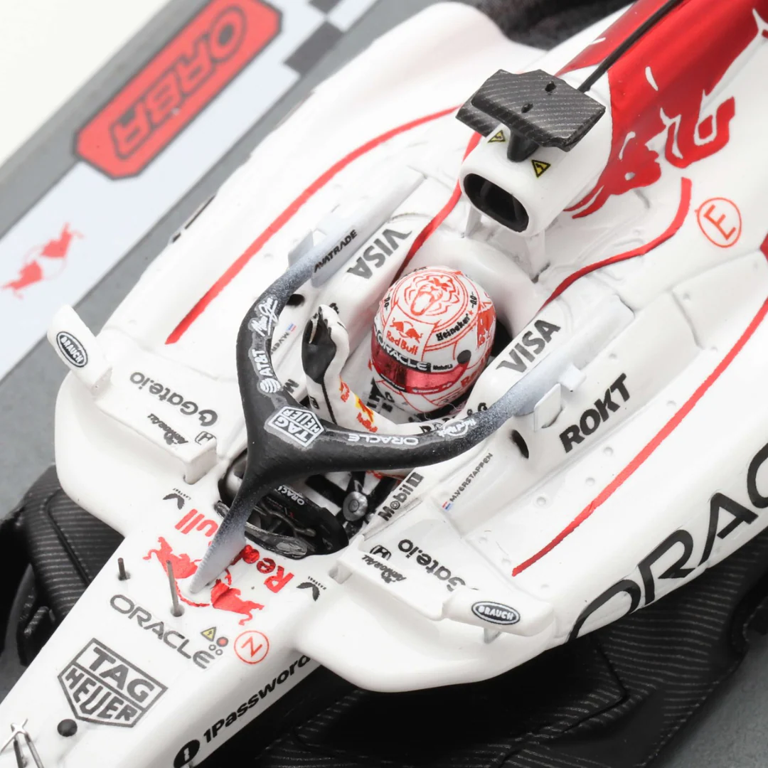 Max Verstappen - Red Bull RB21 Japan GP 2025 Winner - Special Livery Model Car - Spark Model S9594 - Image 5