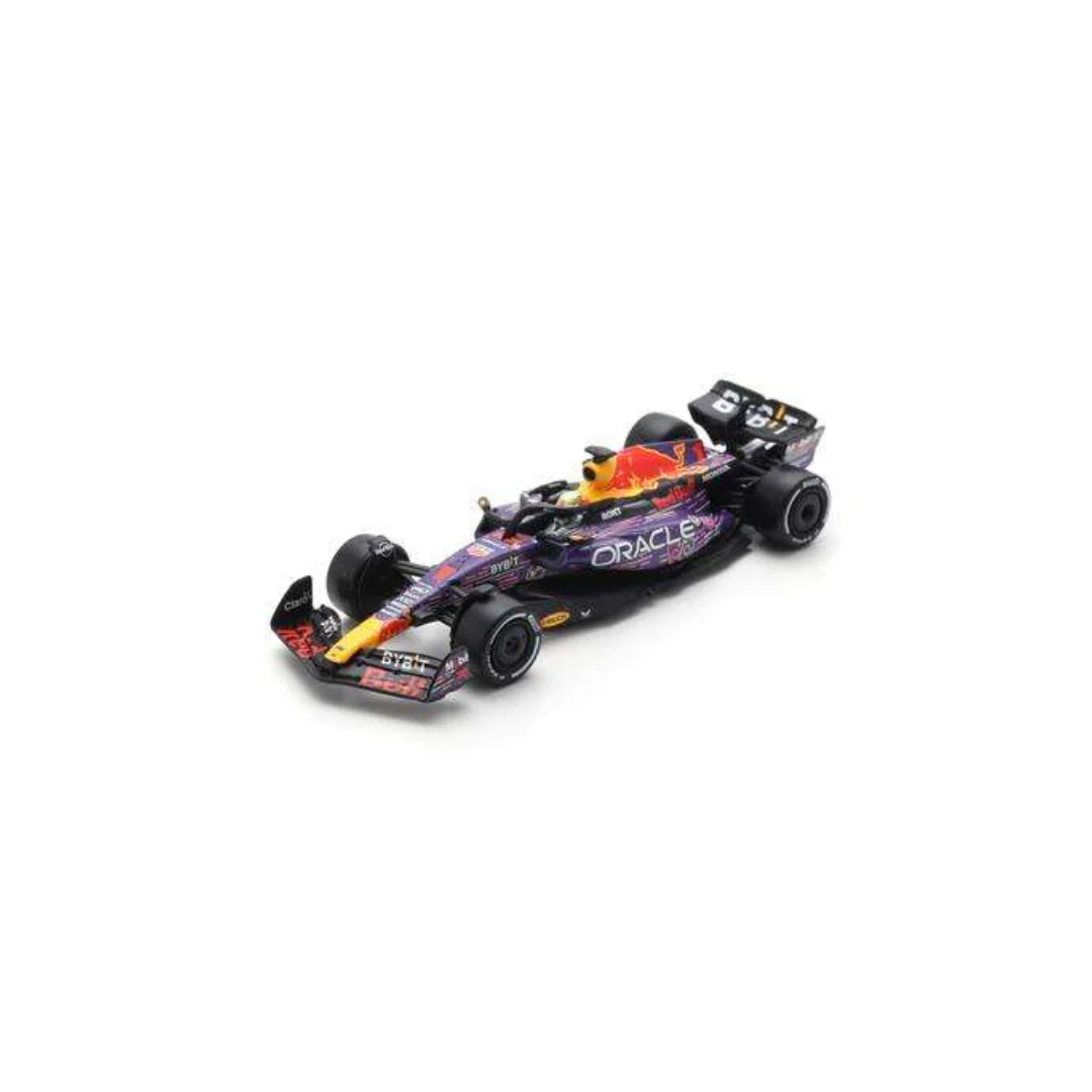 Max Verstappen – Red Bull RB19 Winner Las Vegas GP 2023 Model Car Scale 1:64 Spark Model