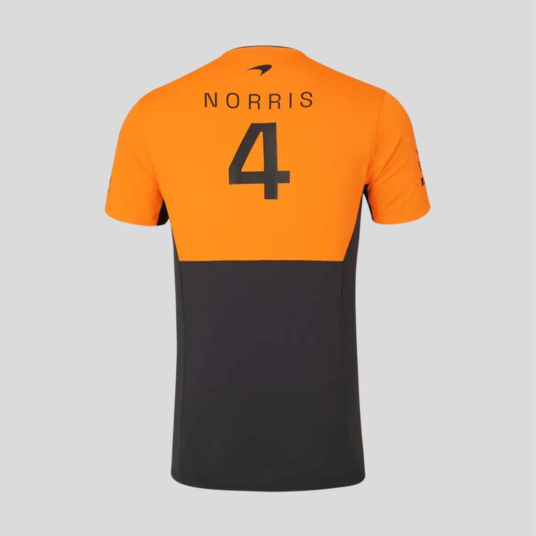 Mclaren F1 Team – 2024 Lando Norris Driver T-Shirt - Anthracite - Image 2