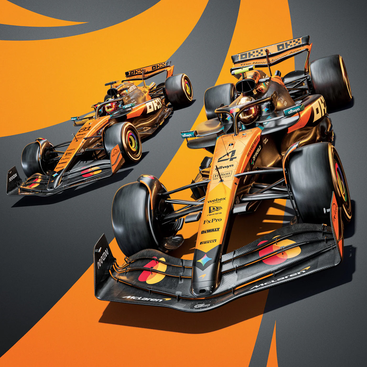 McLaren Formula 1® Team 2025 Double Crown Official Automobilist Poster - Image 3