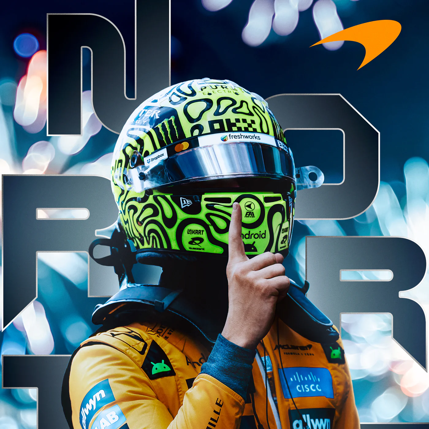 McLaren Formula 1® Team Lando Norris Drivers' World Champion 2025 - Automobilit Official Poster - Image 2