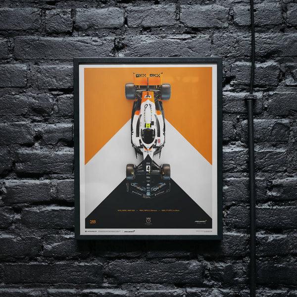 McLaren Formula 1 Team Lando Norris The Triple Crown Livery 60th Anniversary - 2023 Automobilist Poster - Image 8