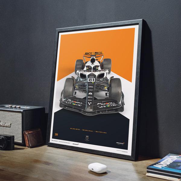 McLaren Formula 1 Team Oscar Piastri The Triple Crown Livery 60th Anniversary - 2023 Automobilist Poster - Image 7