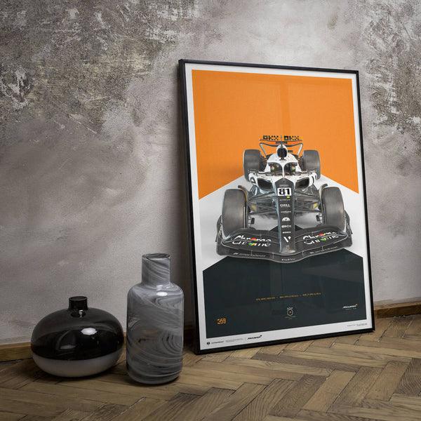 McLaren Formula 1 Team Oscar Piastri The Triple Crown Livery 60th Anniversary - 2023 Automobilist Poster - Image 9