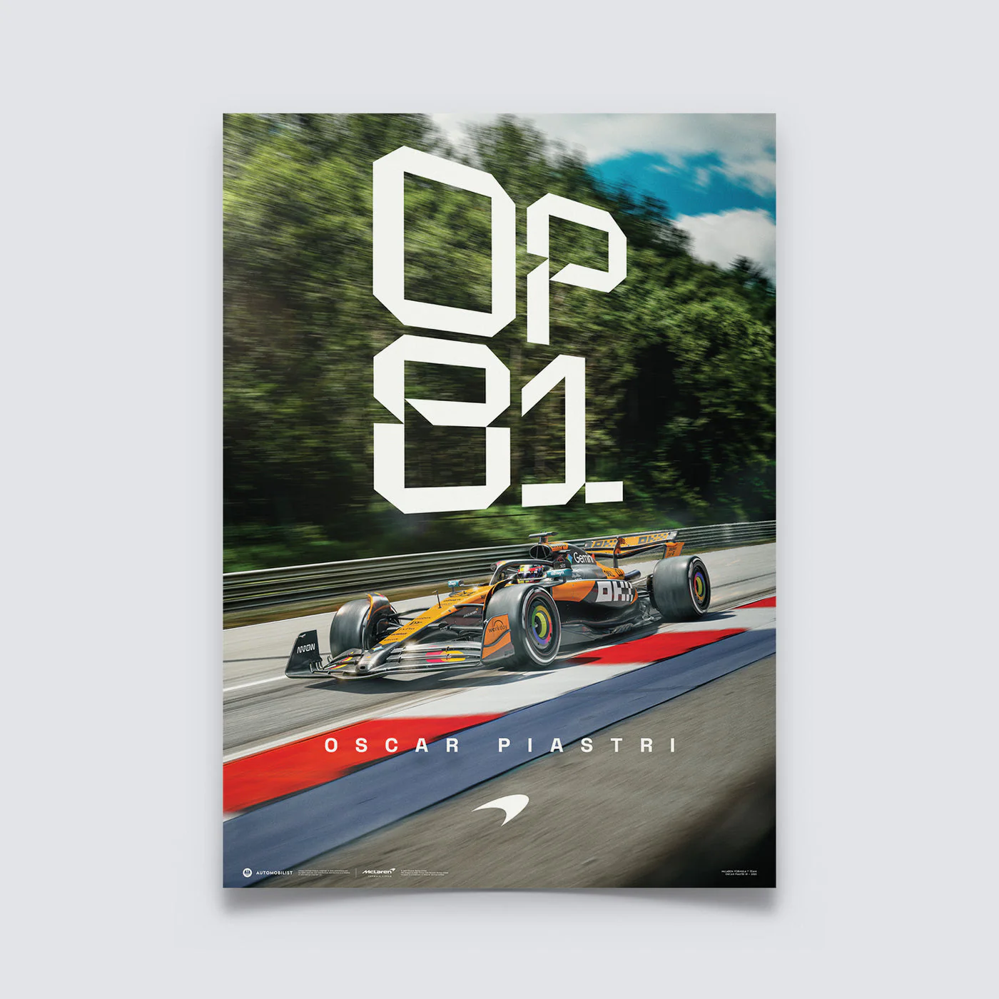 McLaren Formula 1 Team | The Rise of Oscar Piastri OP81 | Automobilist Official Poster - Image 2
