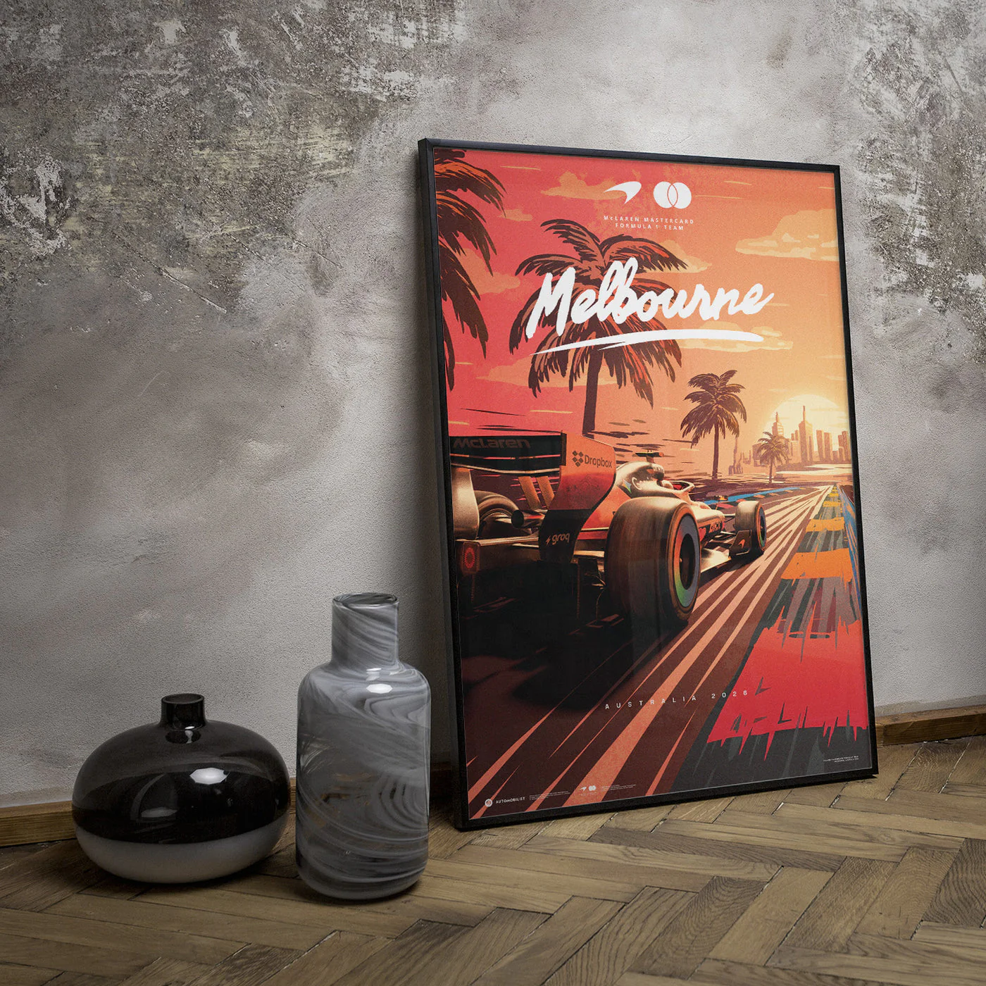 McLaren Mastercard Formula 1® Team Melbourne 2026 Automobilist Official Poster - Image 4