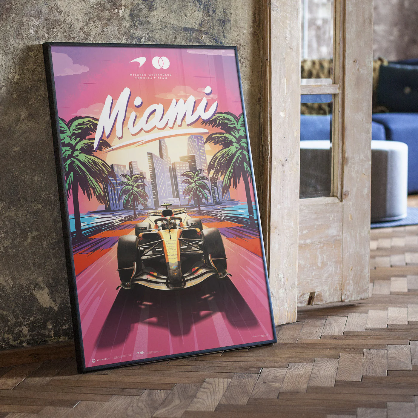 McLaren Mastercard Formula 1® Team - Miami 2026 - Automobilist Official Poster - Image 4