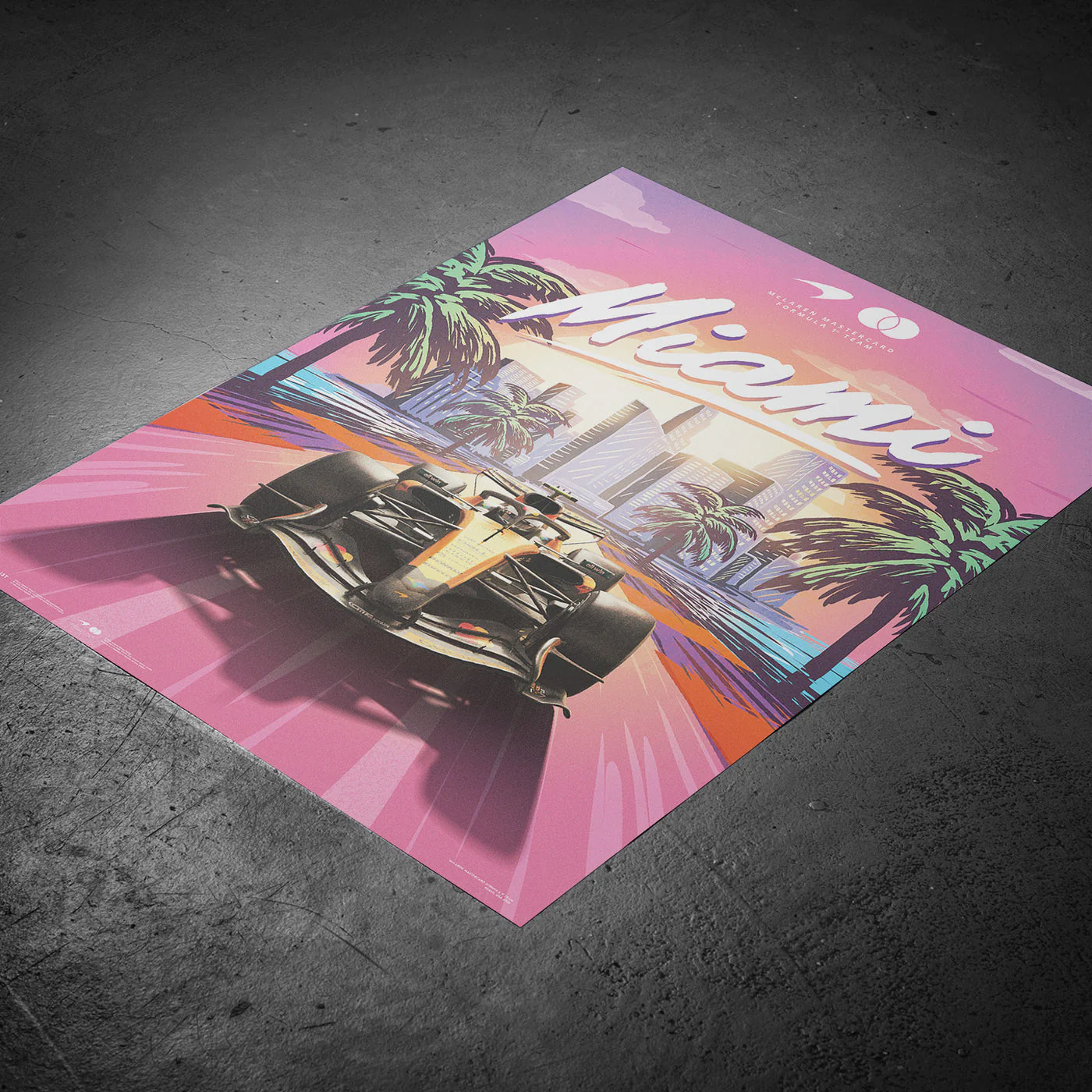 McLaren Mastercard Formula 1® Team - Miami 2026 - Automobilist Official Poster - Image 6