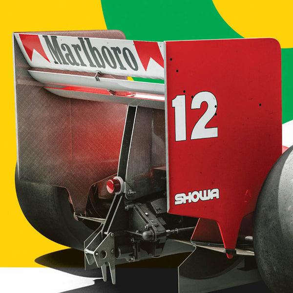 McLaren MP4/4 - Ayrton Senna - 88 - San Marino GP - 35th Anniversary - 1988 Automobilist Poster - Image 4