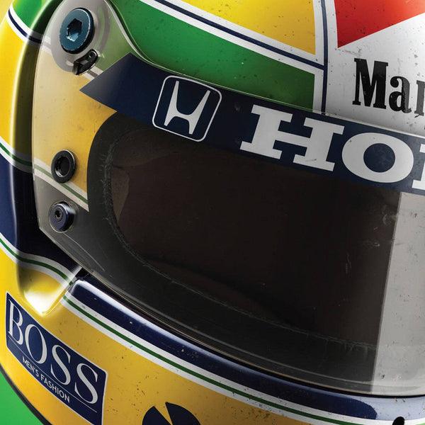 McLaren MP4/4 - Ayrton Senna - Helmet - San Marino GP - 1988 Automobilist Poster - Image 5