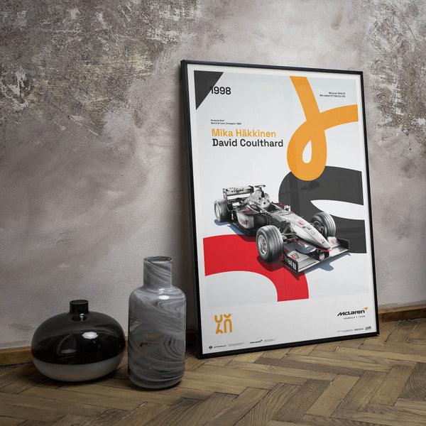 McLaren Racing - MP4/13 - 60th Anniversary - 1998 Automobilist Poster - Image 10