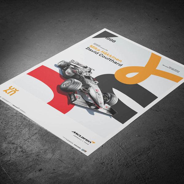 McLaren Racing - MP4/13 - 60th Anniversary - 1998 Automobilist Poster - Image 11