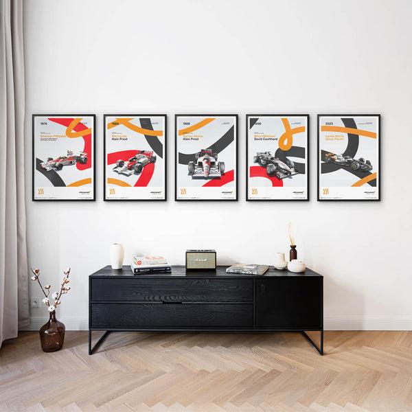 McLaren Racing - MP4/13 - 60th Anniversary - 1998 Automobilist Poster - Image 3