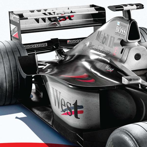 McLaren Racing - MP4/13 - 60th Anniversary - 1998 Automobilist Poster - Image 4
