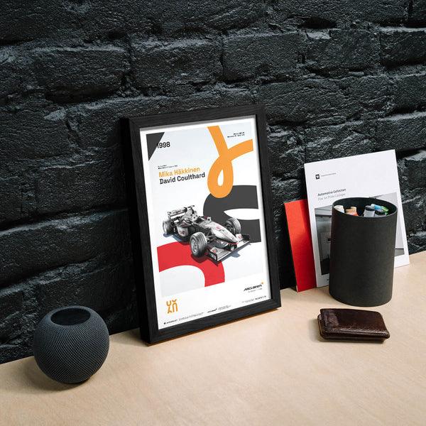 McLaren Racing - MP4/13 - 60th Anniversary - 1998 Automobilist Poster - Image 5