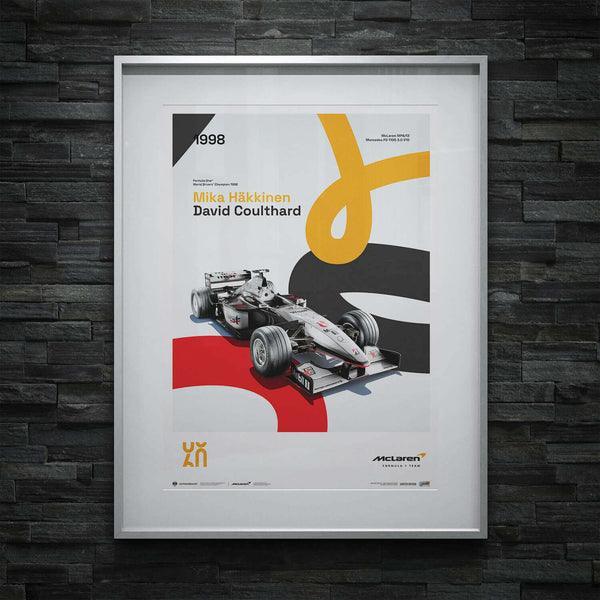 McLaren Racing - MP4/13 - 60th Anniversary - 1998 Automobilist Poster - Image 9