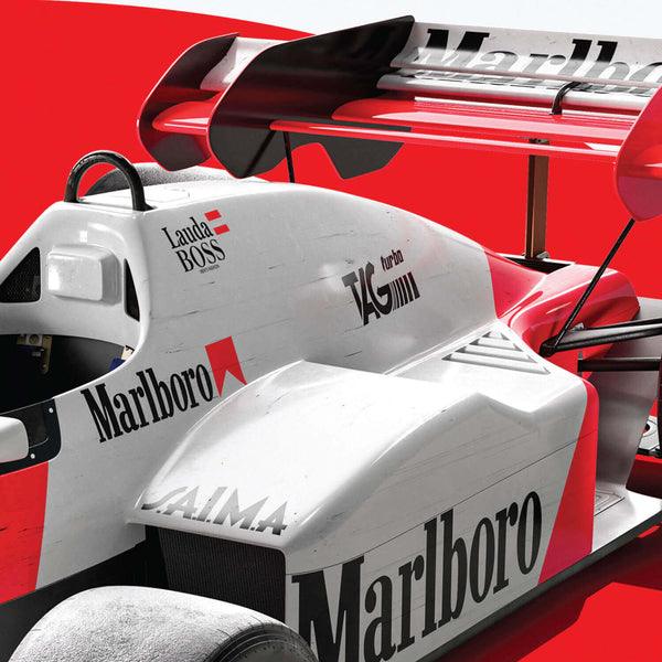 McLaren Racing - MP4/2 - 60th Anniversary - 1984 Automobilist Poster - Image 4