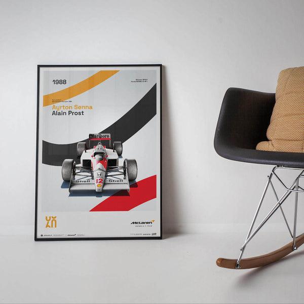 McLaren Racing - MP4/4 - 60th Anniversary - 1988 Automobilist Poster - Image 10