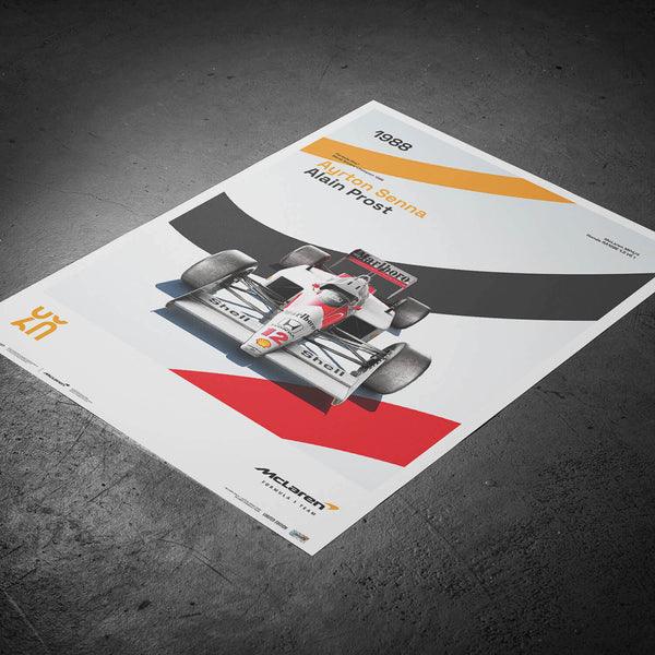 McLaren Racing - MP4/4 - 60th Anniversary - 1988 Automobilist Poster - Image 11