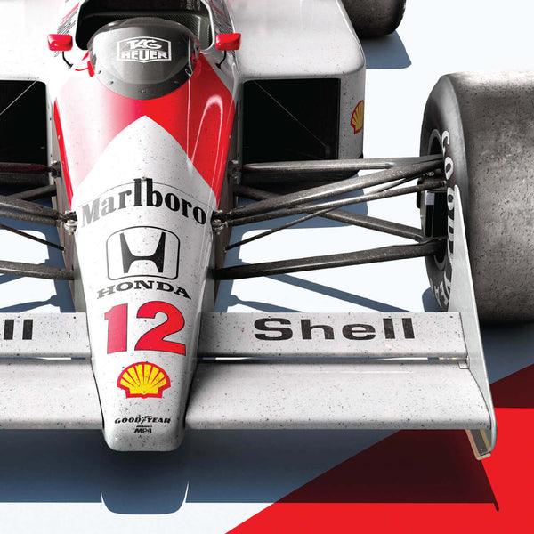 McLaren Racing - MP4/4 - 60th Anniversary - 1988 Automobilist Poster - Image 5