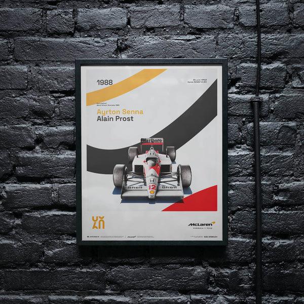 McLaren Racing - MP4/4 - 60th Anniversary - 1988 Automobilist Poster - Image 7