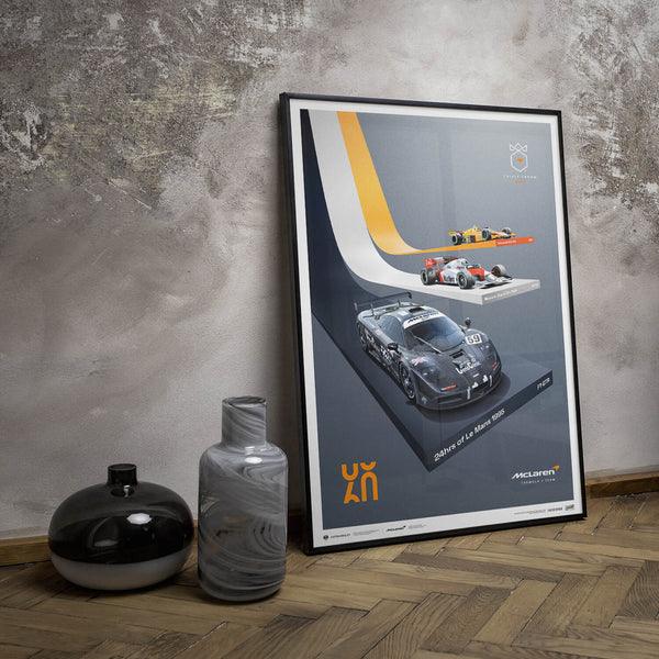 McLaren Racing - The Triple Crown - 60th Anniversary - 2023 Automobilist Poster - Image 8